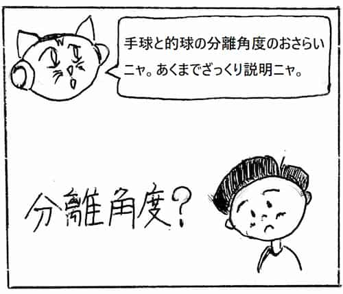 ビリヤード4コマ漫画_第11話_手球の動き分離角_アイキャッチ